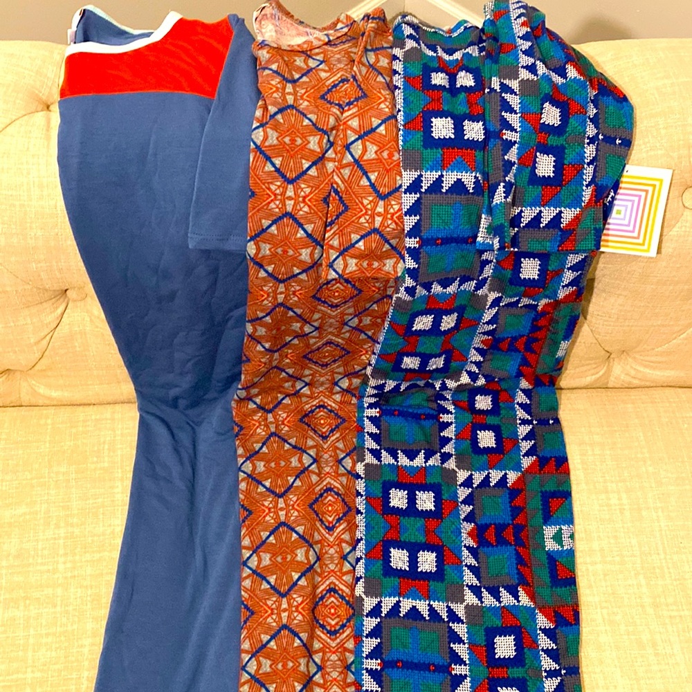 NWT LuLaRoe Julia dress Lot of 3